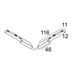 Delta Light Spl14 - Connector 48V - 0-180°
