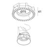 Delta Light MOUNTING KIT DEEP ENTERO RD-S TRIMLESS