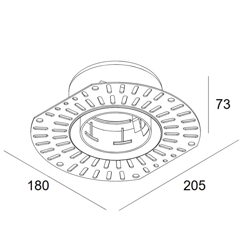 Delta Light MOUNTING KIT NO AIR 101