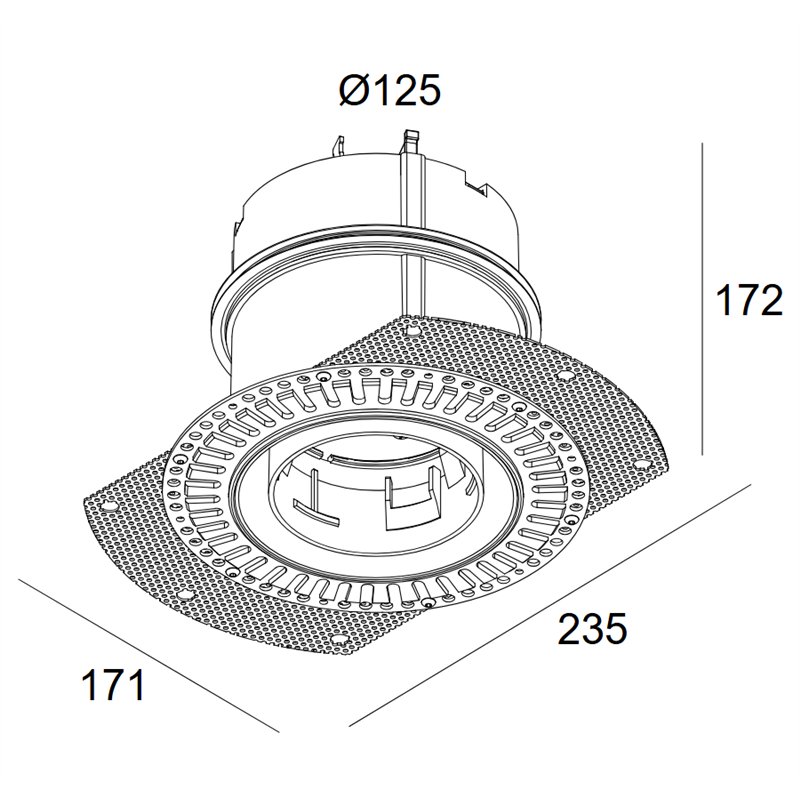 Delta Light Mounting Kit Top Air 102