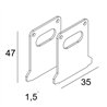 Delta Light DTC-TR - END CAP SET B