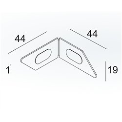 Delta Light FTL35 TR - CORNER 90°