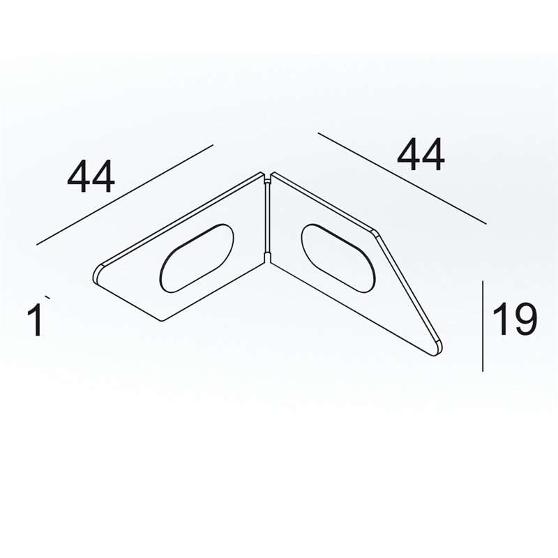 Delta Light FTL35 TR - CORNER 90°