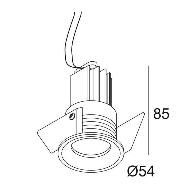 Delta Light MICRO REO Spot encastré