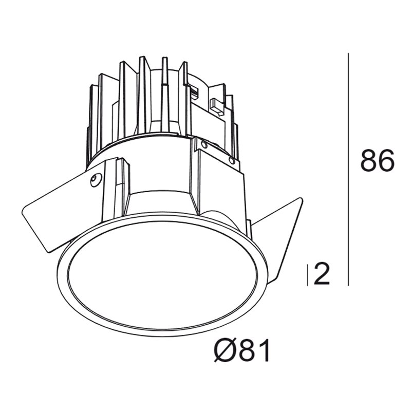 Delta Light DEEP RINGO LED IP Spot encastré