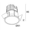 Delta Light DEEP RINGO LED IP Spot encastré