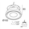 Delta Light TWEETER M TRIMLESS Spot encastré