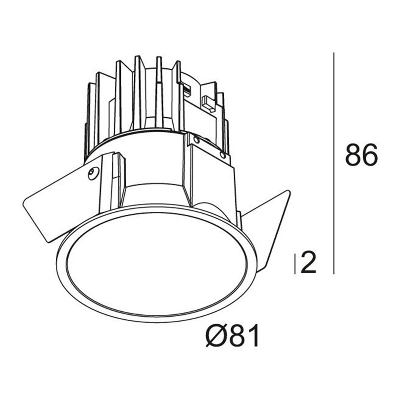 Delta Light DEEP RINGO LED Spot encastré