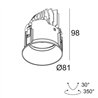 Delta Light DEEP RINGO TRIMLESS OK LED Spot encastré