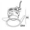 Delta Light PARTOU AC DIM8 Einbauspot