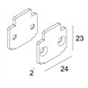 Delta Light TGL-TR - END CAP SET