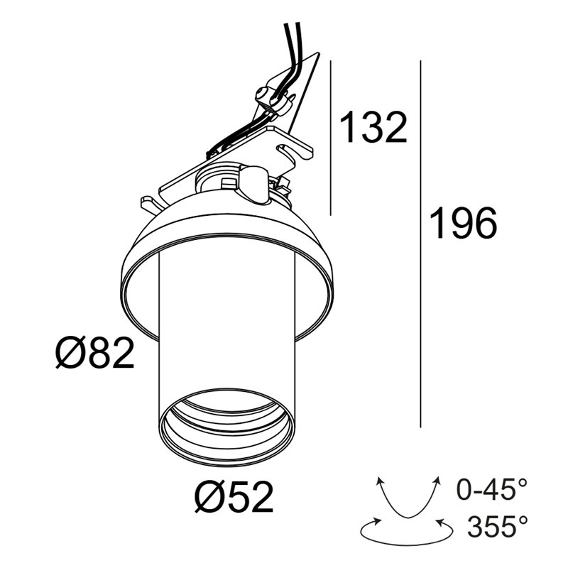Delta Light SPY 52 TRIMLESS Einbaustrahler