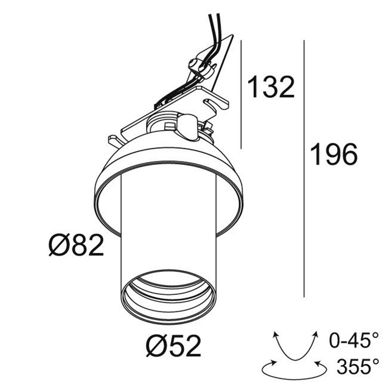 Delta Light SPY 52 TRIMLESS TW Einbaustrahler