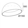 Delta Light SUPERDOME 9528 RECESSED DIM1 Spot encastré