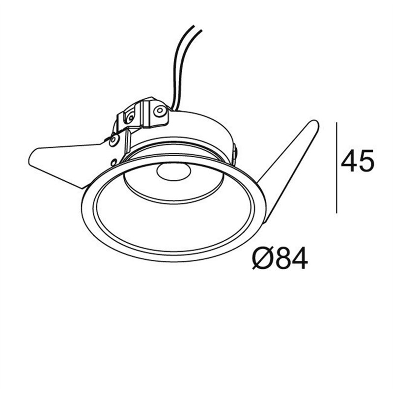 Delta Light PARTOU FLAT S1 Spot encastré