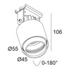 Delta Light PUT LED MAGNETIC Spot encastré