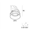Delta Light ENTERO RD-S TRIMLESS TW Spot encastré