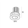 Delta Light ENTERO RD-S TRIMLESS WALLWASH Spot encastré