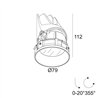 Delta Light ENTERO RD-S TRIMLESS IP TW Spot encastré