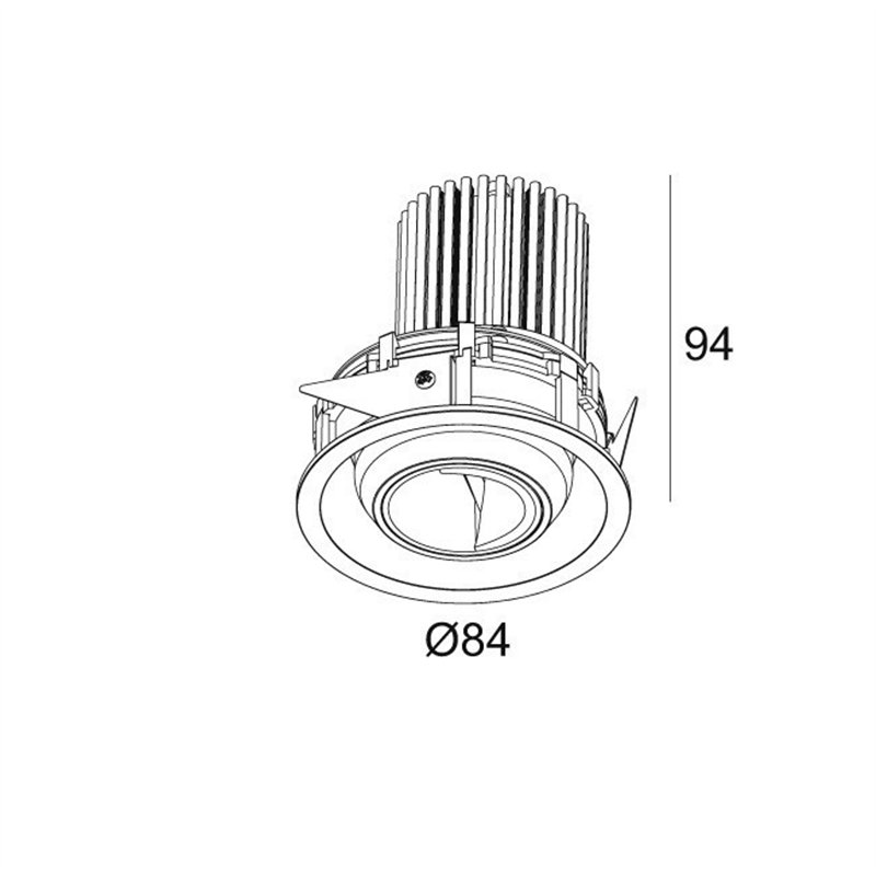 Delta Light ENTERO RD-S WALLWASH Spot encastré