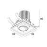 Delta Light ENTERO SQ-S WALLWASH Einbaustrahler