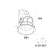Delta Light ENTERO RD-S IP TW Spot encastré