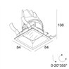 Delta Light ENTERO SQ-S IP TW Spot encastré