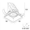 Delta Light ENTERO SQ-M TRIMLESS Spot encastré