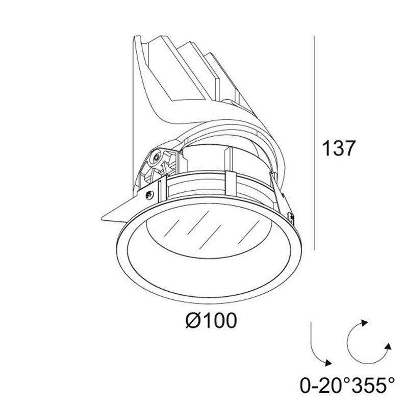 Delta Light ENTERO RD-M IP Einbaustrahler