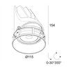 Delta Light ENTERO RD-L TRIMLESS Spot encastré