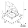 Delta Light ENTERO SQ-L TRIMLESS Spot encastré