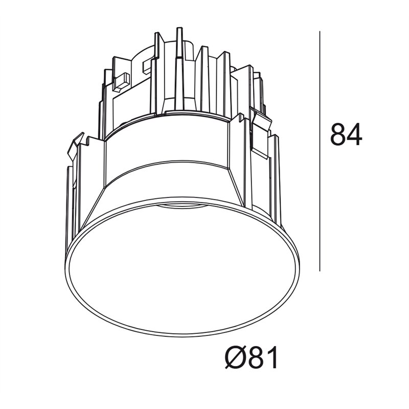 Delta Light Deep Ringo Trimless Soft spot encastré