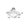 Delta Light Gyn Ds 1 spot encastré