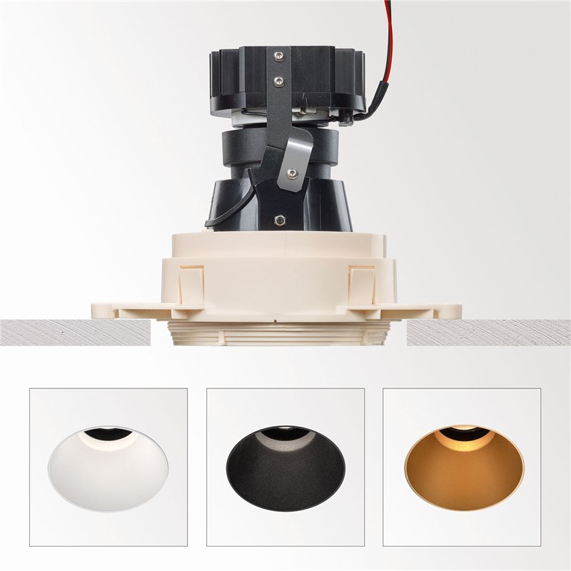 Delta Light iMAX II ROUND ADJUSTABLE TRIMLESS LP Einbauspot