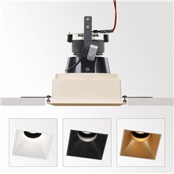 Delta Light iMAX II SQUARE ADJUSTABLE TRIMLESS CL Spot encastré