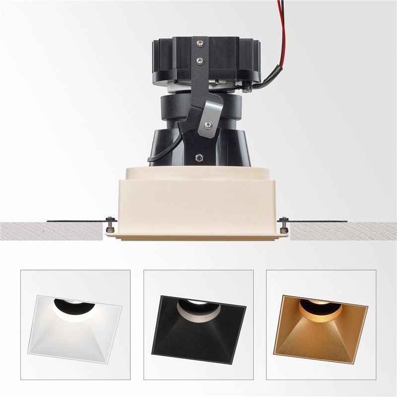 Delta Light Imax II Square Adjustable Trimless Lp spot encastré