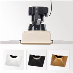 Delta Light iMAX II SQUARE ADJUSTABLE TRIMLESS SOFT Spot encastré