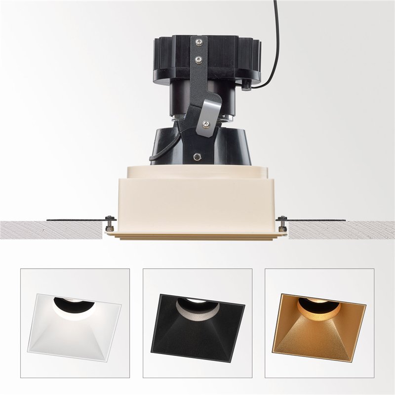 Delta Light iMAX II SQUARE ADJUSTABLE TRIMLESS SOFT Einbauspot