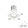 Delta Light Minigrid In Trimless 1 Hp spot encastré