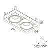 Delta Light MINIGRID IN TRIMLESS 2 Einbauspot