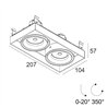 Delta Light Minigrid In Trimless 2 Hi Led spot encastré