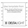 Delta Light Minigrid In Trimless 2 Hi Led spot encastré