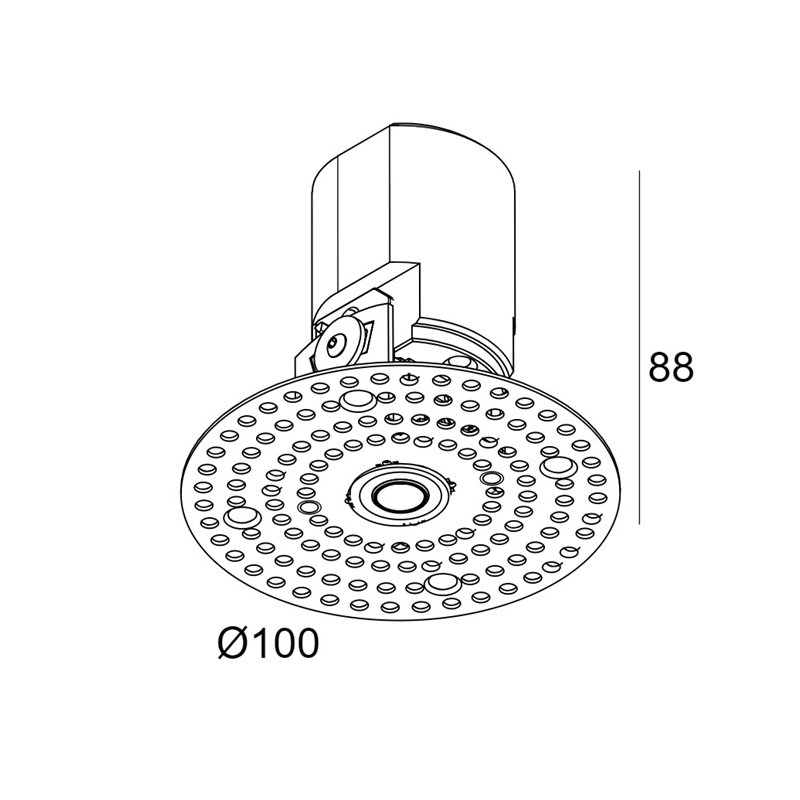 Delta Light NIME II TRIMLESS Spot encastré