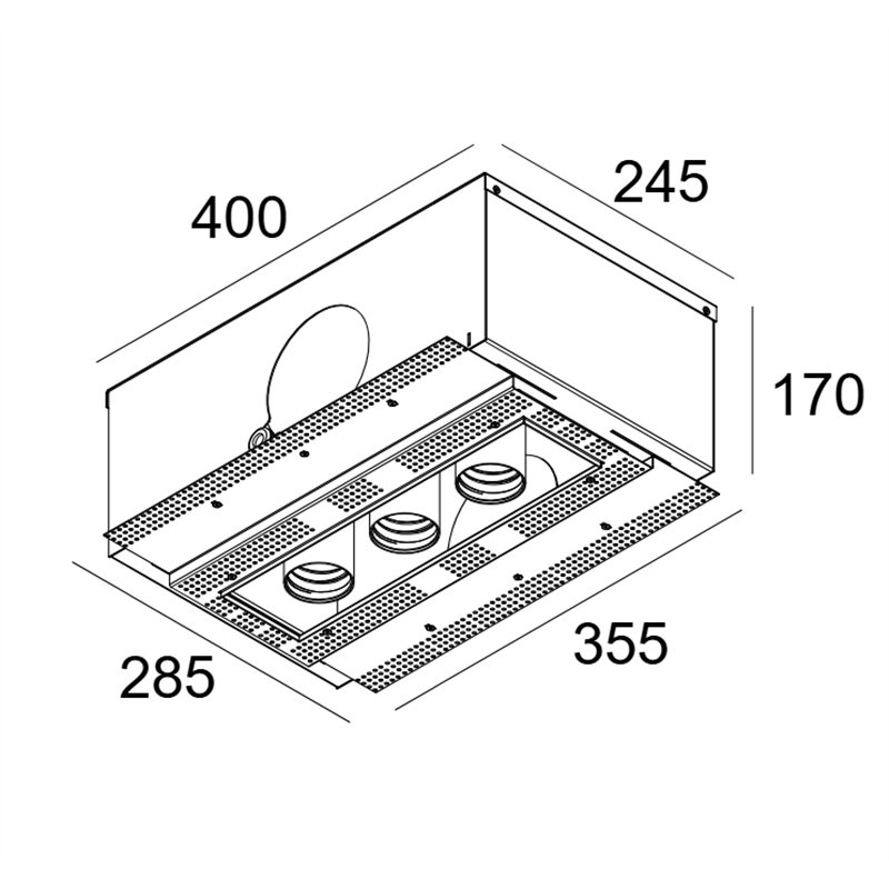 Delta Light SPLITBOX 3 SPY 52 Einbauspot