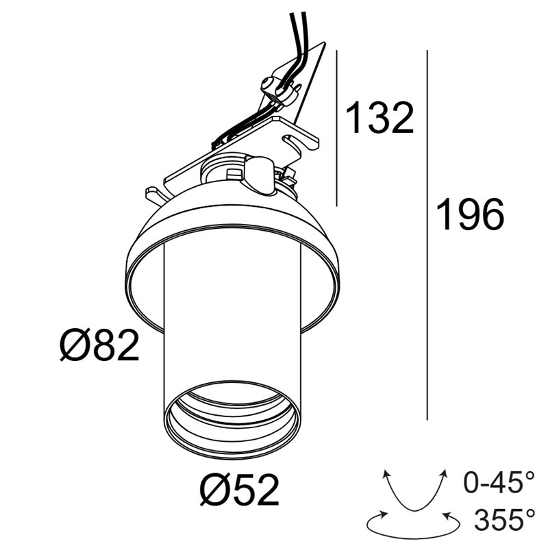 Delta Light Spy 52 Trimless Soft spot encastré