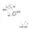 Delta Light Spy 39 Clip Focus Einbauspot