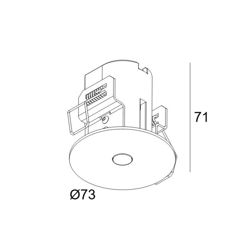 Delta Light NIME II WALLWASH Spot encastré