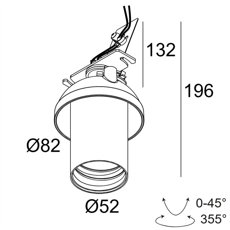 Delta Light SPY 52 TRIMLESS HE Einbauspot