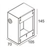 Delta Light CONCRETE BOX 186