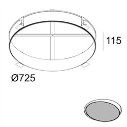 Delta Light SUPERNOVA 65 RECESSED KIT